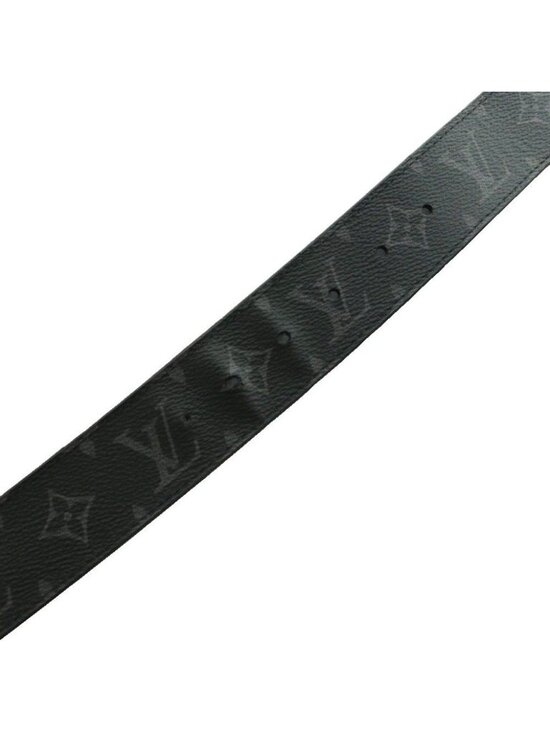 Louis Vuitton LV Initial 40 mm Monogram Eclipse Belt Canvas Logo 90 30 main image 7